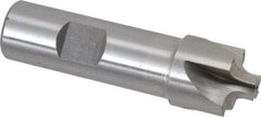 Interstate - 3/16" Radius, 7/8" Mill Diam, 4 Flute High Speed Steel Corner Rounding End Mill - Single End, Uncoated, 3-1/8" OAL, 3/4" Shank Diam - Americas Industrial Supply