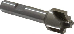 Interstate - 15/64" Radius, 7/8" Mill Diam, 4 Flute High Speed Steel Corner Rounding End Mill - Single End, Uncoated, 3-1/8" OAL, 1/2" Shank Diam - Americas Industrial Supply
