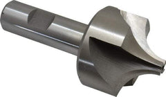 Interstate - 3/4" Radius, 1-7/8" Mill Diam, 4 Flute High Speed Steel Corner Rounding End Mill - Single End, Uncoated, 4" OAL, 3/4" Shank Diam - Americas Industrial Supply