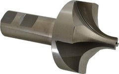 Interstate - 7/8" Radius, 2-1/2" Mill Diam, 4 Flute High Speed Steel Corner Rounding End Mill - Single End, Uncoated, 4-1/2" OAL, 1" Shank Diam - Americas Industrial Supply