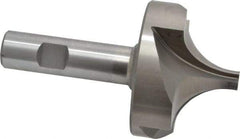 Interstate - 1" Radius, 2-5/8" Mill Diam, 4 Flute High Speed Steel Corner Rounding End Mill - Single End, Uncoated, 4-1/2" OAL, 3/4" Shank Diam - Americas Industrial Supply