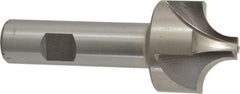 Interstate - 1/2" Radius, 1-1/2" Mill Diam, 4 Flute High Speed Steel Corner Rounding End Mill - Single End, Uncoated, 3-7/8" OAL, 3/4" Shank Diam - Americas Industrial Supply