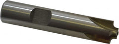 Interstate - 3/32" Radius, 1/2" Mill Diam, 4 Flute High Speed Steel Corner Rounding End Mill - Single End, Uncoated, 2-1/2" OAL, 1/2" Shank Diam - Americas Industrial Supply