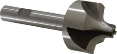 Interstate - 1/2" Radius, 1-1/2" Mill Diam, 4 Flute High Speed Steel Corner Rounding End Mill - Single End, Uncoated, 3-7/8" OAL, 1/2" Shank Diam - Americas Industrial Supply