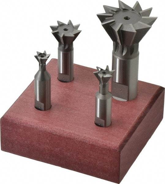 Value Collection - Dovetail Cutter Sets Included Angle: 60 Minimum Cutting Diameter (Inch): 3/8 - Americas Industrial Supply