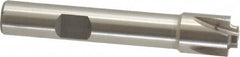 Interstate - 3/64" Radius, 7/16" Mill Diam, 4 Flute Cobalt Corner Rounding End Mill - Single End, Uncoated, 2-1/2" OAL, 3/8" Shank Diam - Americas Industrial Supply