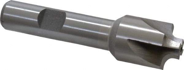 Interstate - 9/64" Radius, 3/4" Mill Diam, 4 Flute Cobalt Corner Rounding End Mill - Single End, Uncoated, 3" OAL, 1/2" Shank Diam - Americas Industrial Supply
