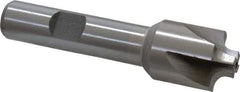 Interstate - 9/64" Radius, 3/4" Mill Diam, 4 Flute Cobalt Corner Rounding End Mill - Single End, Uncoated, 3" OAL, 1/2" Shank Diam - Americas Industrial Supply