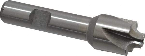 Interstate - 5/32" Radius, 3/4" Mill Diam, 4 Flute Cobalt Corner Rounding End Mill - Single End, Uncoated, 3" OAL, 1/2" Shank Diam - Americas Industrial Supply