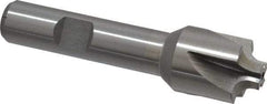 Interstate - 5/32" Radius, 3/4" Mill Diam, 4 Flute Cobalt Corner Rounding End Mill - Single End, Uncoated, 3" OAL, 1/2" Shank Diam - Americas Industrial Supply