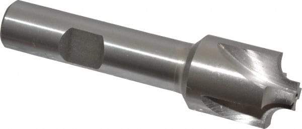 Interstate - 11/64" Radius, 3/4" Mill Diam, 4 Flute Cobalt Corner Rounding End Mill - Single End, Uncoated, 3" OAL, 1/2" Shank Diam - Americas Industrial Supply
