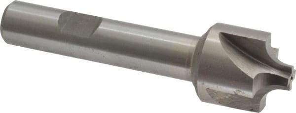 Interstate - 7/32" Radius, 7/8" Mill Diam, 4 Flute Cobalt Corner Rounding End Mill - Single End, Uncoated, 3-1/4" OAL, 1/2" Shank Diam - Americas Industrial Supply