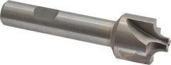Interstate - 7/32" Radius, 7/8" Mill Diam, 4 Flute Cobalt Corner Rounding End Mill - Single End, Uncoated, 3-1/4" OAL, 1/2" Shank Diam - Americas Industrial Supply