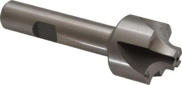 Interstate - 1/4" Radius, 1" Mill Diam, 4 Flute Cobalt Corner Rounding End Mill - Single End, Uncoated, 3-1/8" OAL, 1/2" Shank Diam - Americas Industrial Supply