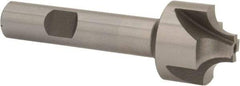 Interstate - 17/64" Radius, 1" Mill Diam, 4 Flute Cobalt Corner Rounding End Mill - Single End, Uncoated, 3-1/8" OAL, 1/2" Shank Diam - Americas Industrial Supply