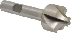 Interstate - 5/16" Radius, 1-1/8" Mill Diam, 4 Flute Cobalt Corner Rounding End Mill - Single End, Uncoated, 3-1/4" OAL, 1/2" Shank Diam - Americas Industrial Supply