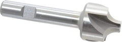 Interstate - 11/32" Radius, 1-1/8" Mill Diam, 4 Flute Cobalt Corner Rounding End Mill - Single End, Uncoated, 3-1/2" OAL, 1/2" Shank Diam - Americas Industrial Supply