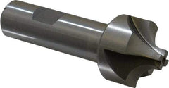Interstate - 3/8" Radius, 1-1/4" Mill Diam, 4 Flute Cobalt Corner Rounding End Mill - Single End, Uncoated, 3-1/2" OAL, 3/4" Shank Diam - Americas Industrial Supply