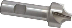 Interstate - 13/32" Radius, 1-1/4" Mill Diam, 4 Flute Cobalt Corner Rounding End Mill - Single End, Uncoated, 3-1/2" OAL, 3/4" Shank Diam - Americas Industrial Supply