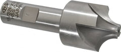 Interstate - 15/32" Radius, 1-3/8" Mill Diam, 4 Flute Cobalt Corner Rounding End Mill - Single End, Uncoated, 3-3/4" OAL, 3/4" Shank Diam - Americas Industrial Supply
