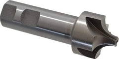 Interstate - 1/2" Radius, 1-1/2" Mill Diam, 4 Flute Cobalt Corner Rounding End Mill - Single End, Uncoated, 4-1/8" OAL, 1" Shank Diam - Americas Industrial Supply