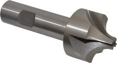 Interstate - 17/32" Radius, 1-1/2" Mill Diam, 4 Flute Cobalt Corner Rounding End Mill - Single End, Uncoated, 3-7/8" OAL, 3/4" Shank Diam - Americas Industrial Supply