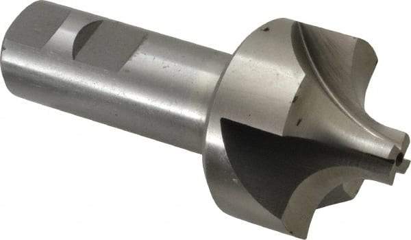 Interstate - 9/16" Radius, 1-15/16" Mill Diam, 4 Flute Cobalt Corner Rounding End Mill - Single End, Uncoated, 4-1/4" OAL, 1" Shank Diam - Americas Industrial Supply
