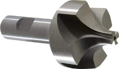 Interstate - 19/32" Radius, 1-15/16" Mill Diam, 4 Flute Cobalt Corner Rounding End Mill - Single End, Uncoated, 4" OAL, 3/4" Shank Diam - Americas Industrial Supply