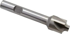 Interstate - 1/8" Radius, 5/8" Mill Diam, 4 Flute Cobalt Corner Rounding End Mill - Single End, Uncoated, 3" OAL, 3/8" Shank Diam - Americas Industrial Supply