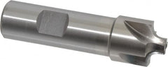 Interstate - 3/16" Radius, 7/8" Mill Diam, 4 Flute Cobalt Corner Rounding End Mill - Single End, Uncoated, 3-1/8" OAL, 3/4" Shank Diam - Americas Industrial Supply
