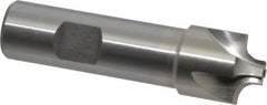 Interstate - 7/32" Radius, 7/8" Mill Diam, 4 Flute Cobalt Corner Rounding End Mill - Single End, Uncoated, 3-1/4" OAL, 3/4" Shank Diam - Americas Industrial Supply