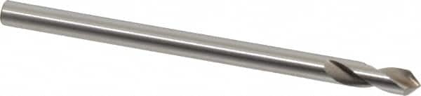 Interstate - 1/4" Body Diam, 90°, 4" OAL, High Speed Steel Spotting Drill - Americas Industrial Supply