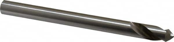 Interstate - 1/2" Body Diam, 90°, 6" OAL, High Speed Steel Spotting Drill - Americas Industrial Supply