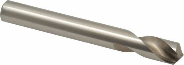 Interstate - 3/8" Body Diam, 120°, 3-1/8" OAL, High Speed Steel Spotting Drill - Americas Industrial Supply