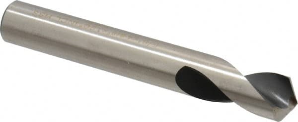 Interstate - 5/8" Body Diam, 120°, 4-3/8" OAL, High Speed Steel Spotting Drill - Americas Industrial Supply