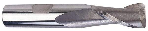SGS - 3/4", 2 Flute, Single End, Solid Carbide, 0.06" Corner Radius End Mill - 4" OAL, 30° Helix, Right Hand Flute, 1-1/2" LOC, Right Hand Cut - Americas Industrial Supply