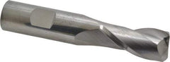SGS - 3/4", 2 Flute, Single End, Solid Carbide, 1/8" Corner Radius End Mill - 4" OAL, 30° Helix, Right Hand Flute, 1-1/2" LOC, Right Hand Cut - Americas Industrial Supply