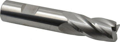 SGS - 3/4", 4 Flute, Single End, Solid Carbide, 0.045" Corner Radius End Mill - 4" OAL, 30° Helix, Right Hand Flute, 1-1/2" LOC, Right Hand Cut - Americas Industrial Supply