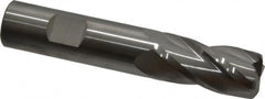 SGS - 3/4", 4 Flute, Single End, Solid Carbide, 1/8" Corner Radius End Mill - 4" OAL, 30° Helix, Right Hand Flute, 1-1/2" LOC, Right Hand Cut - Americas Industrial Supply