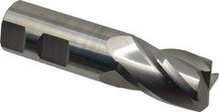 SGS - 1", 4 Flute, Single End, Solid Carbide, 1/8" Corner Radius End Mill - 4" OAL, 30° Helix, Right Hand Flute, 1-1/2" LOC, Right Hand Cut - Americas Industrial Supply