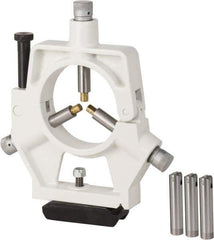 Clausing - Steady Lathe Rest - Compatible with Toolroom Lathes, 3/8 to 6-3/8" Workpiece Diam - Americas Industrial Supply