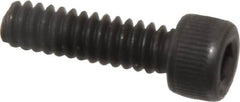Value Collection - #6-32 UNC Hex Socket Drive, Socket Cap Screw - Alloy Steel, Black Oxide Finish, Fully Threaded, 1/2" Length Under Head - Americas Industrial Supply