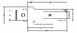 Parlec - PC4 Inside, PC2 Outside Modular Connection, Boring Head Shank Reducer - 2.03 Inch Projection, 0.945 Inch Nose Diameter - Exact Industrial Supply