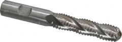 Interstate - 5/8" Diam, Coarse Pitch, 2-1/2" LOC, 4 Flute Cobalt Roughing Ball End Mill - Uncoated, 4-5/8" OAL, 5/8" Shank Diam, Single End - Americas Industrial Supply