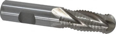 Interstate - 3/4" Diam, Coarse Pitch, 1-3/4" LOC, 4 Flute Cobalt Roughing Ball End Mill - Uncoated, 4" OAL, 3/4" Shank Diam, Single End - Americas Industrial Supply