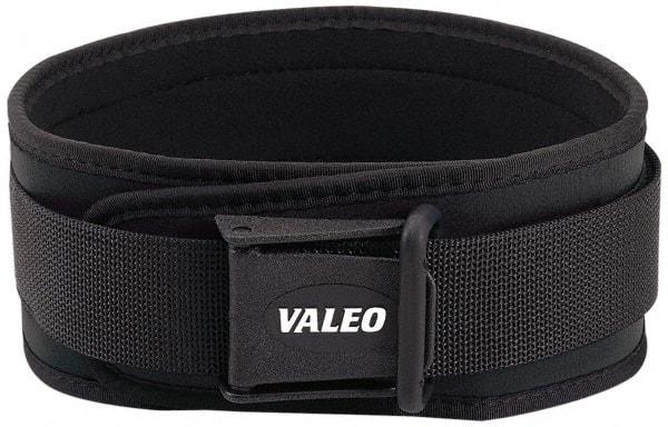 Valeo - Size M, Cam Buckle, Nylon Mesh/Foam Belt - 31 to 36" Waist, 4" Wide, Black - Americas Industrial Supply