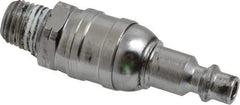 Value Collection - 1/4 Male NPT Pneumatic Hose Swivel Fitting - Steel, Nickel Plated, Industrial Interchange - Americas Industrial Supply