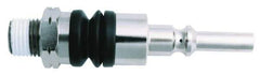 Value Collection - 1/4 Male NPT Pneumatic Hose Swivel Fitting - Steel, Nickel Plated, Lincoln Interchange - Americas Industrial Supply