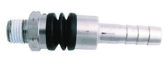 Value Collection - 1/8 Male NPT Pneumatic Hose Swivel Fitting - Steel, Nickel Plated - Americas Industrial Supply