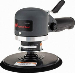 Ingersoll-Rand - 12,000 OPM, 16.98 CFM Air Consumption, Palm Air Orbital Sander - Round Pad, 1/4 NPT Inlet - Americas Industrial Supply